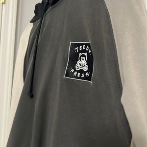 Teddy fresh color block hoodie